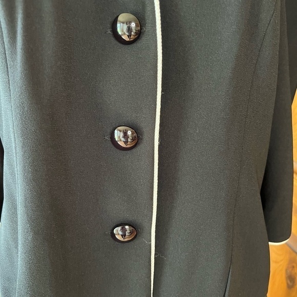 Vintage Leslie Fay petite  80s skirt suit EUC size 8p gorpcore - Picture 6 of 10